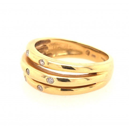 Pre Owned 18ct Diamond Dress Ring ZX643